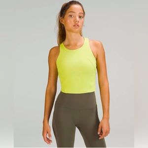 Lululemon Invigorate Training Tank Top in Electric Lemon - Size 2